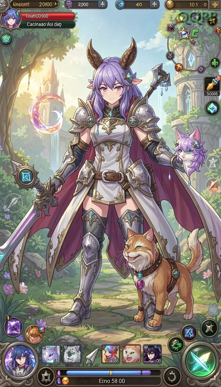 Screenshot Fire Blaze Blue Wizard