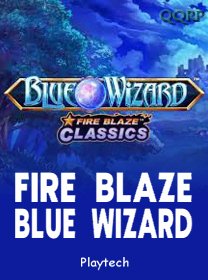 Fire Blaze Blue Wizard